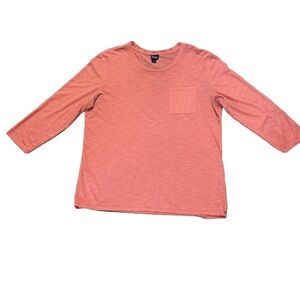 Women's Patagonia Top Orange Long Sleeve Size Large